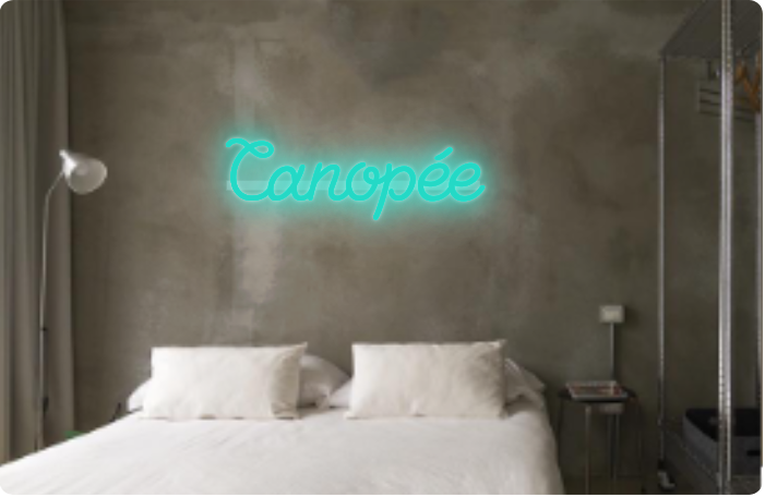 Custom text: Canopée